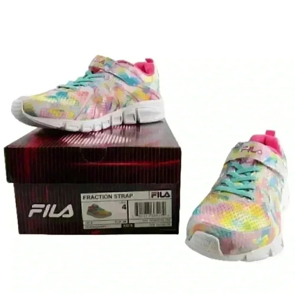 Fila Kid's Fraction Strap Sneakers Size Kid 4 - Picture 2 of 10